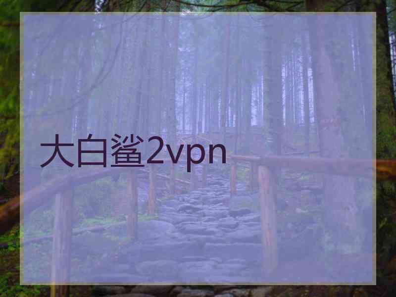 大白鲨2vpn