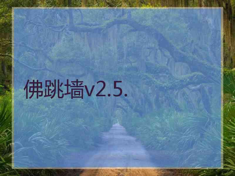 佛跳墙v2.5.