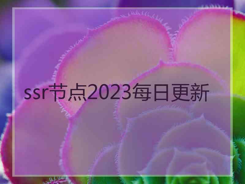 ssr节点2023每日更新