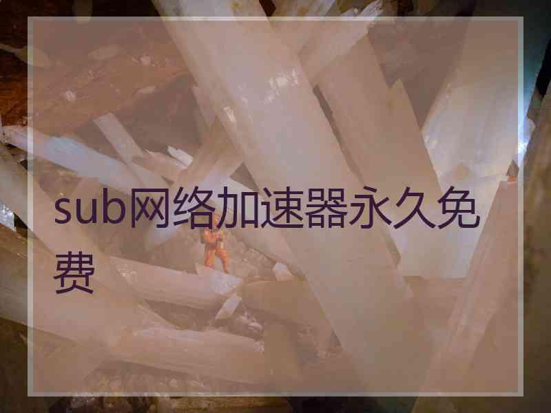 sub网络加速器永久免费