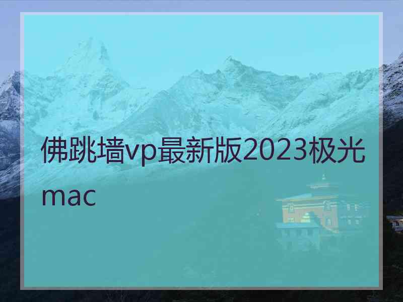 佛跳墙vp最新版2023极光 mac