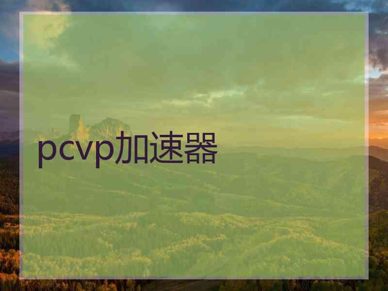 pcvp加速器