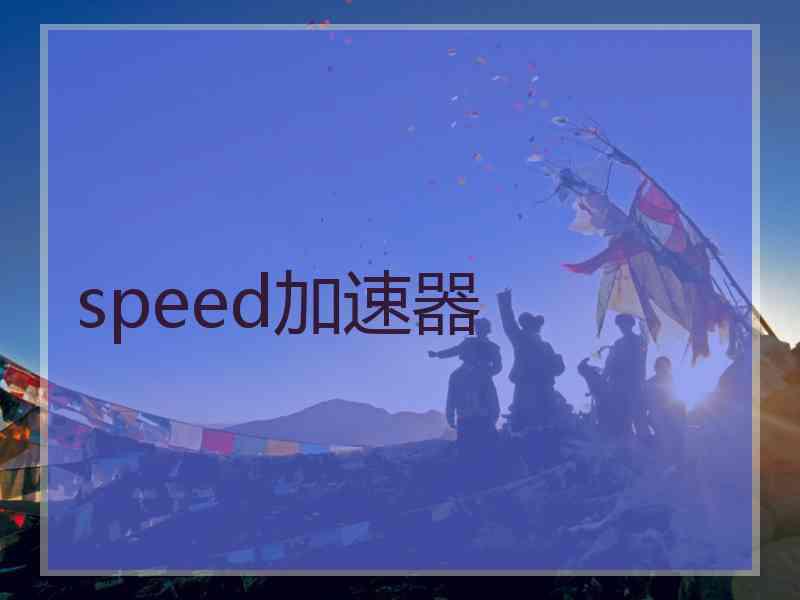 speed加速器