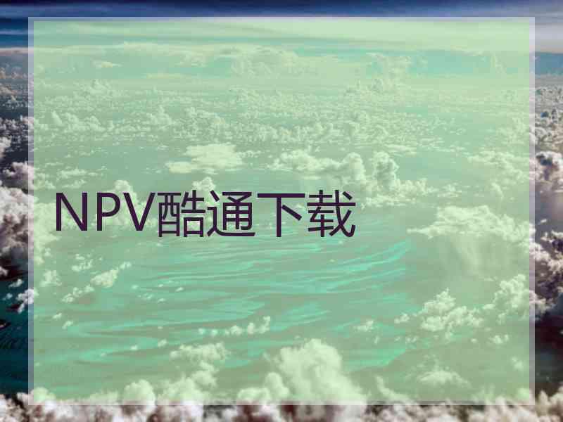 NPV酷通下载