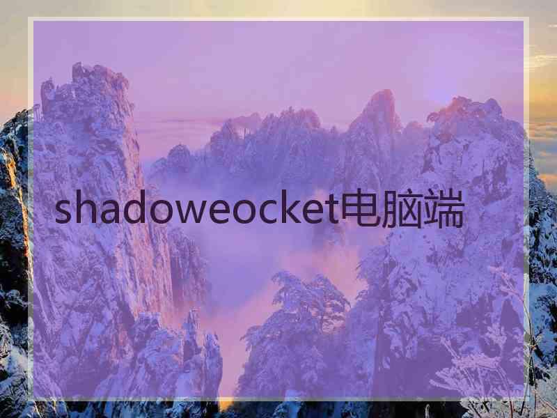 shadoweocket电脑端