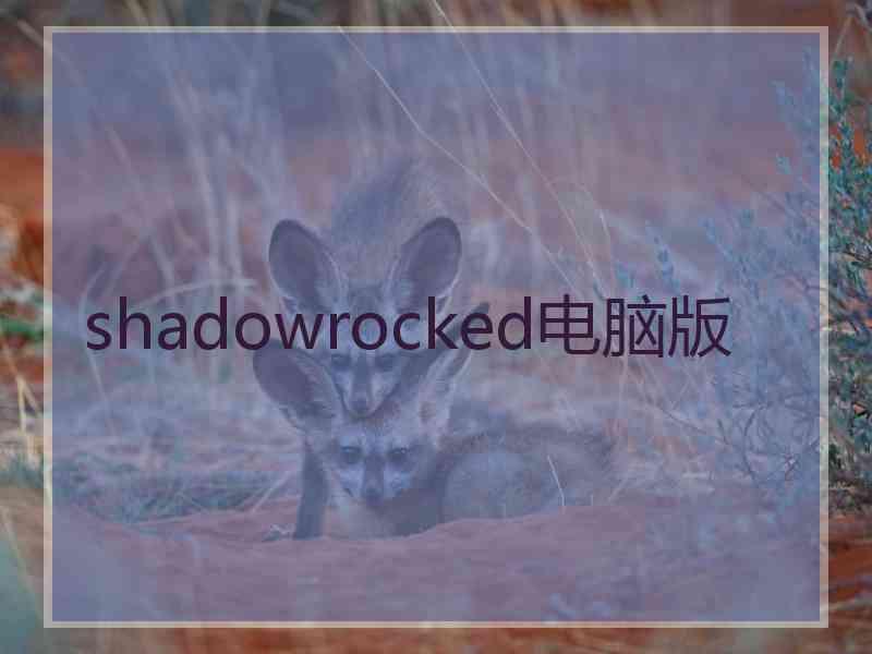 shadowrocked电脑版