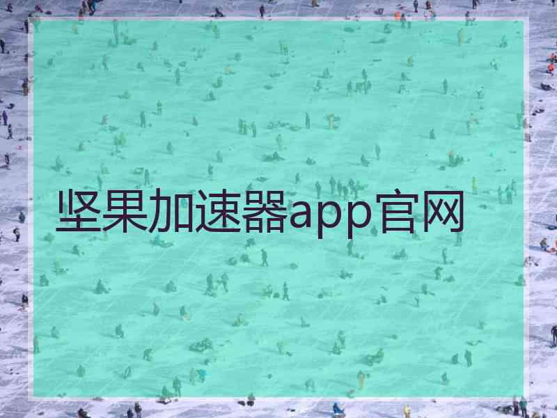 坚果加速器app官网