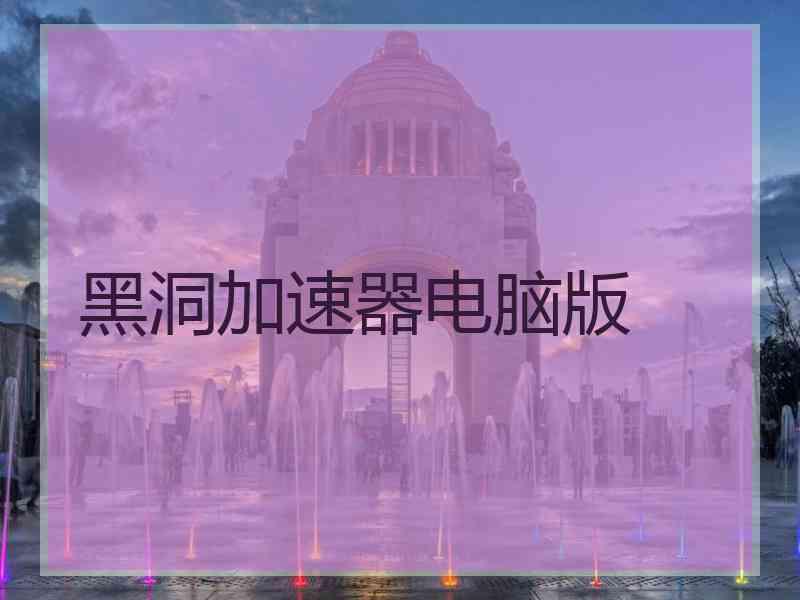 黑洞加速器电脑版