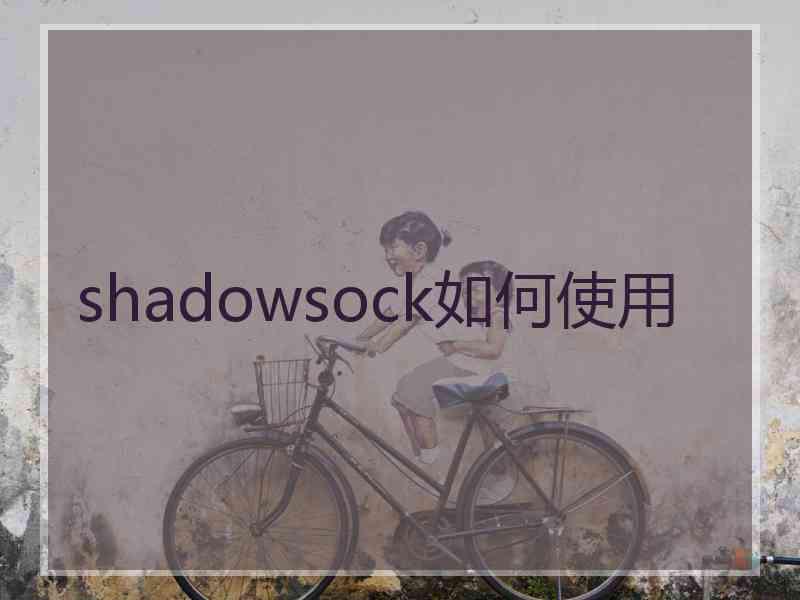 shadowsock如何使用