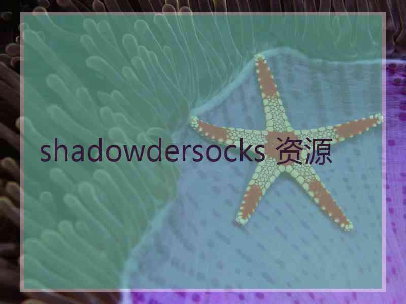 shadowdersocks 资源