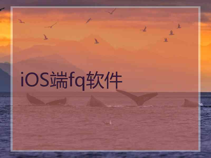 iOS端fq软件