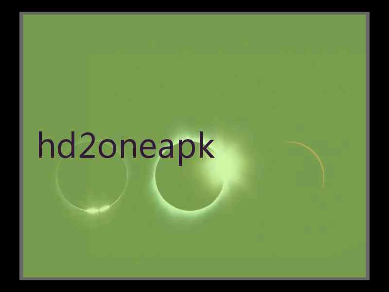 hd2oneapk