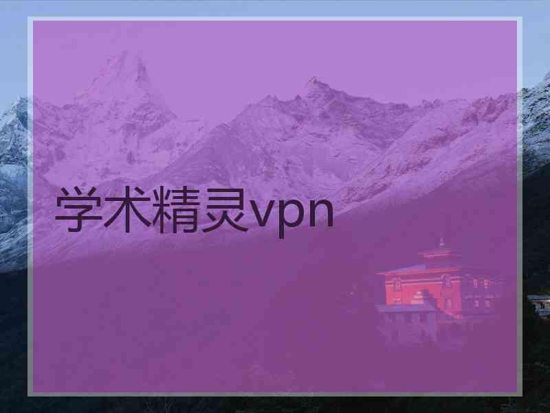 学术精灵vpn