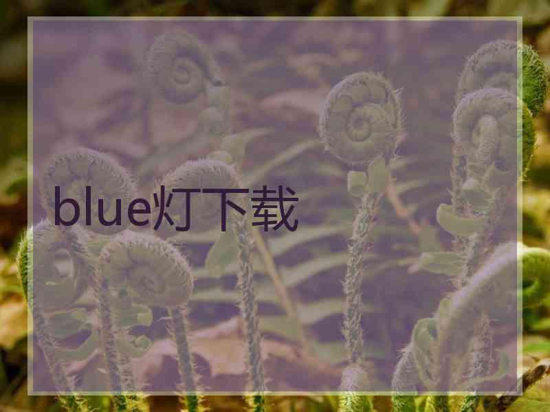 blue灯下载