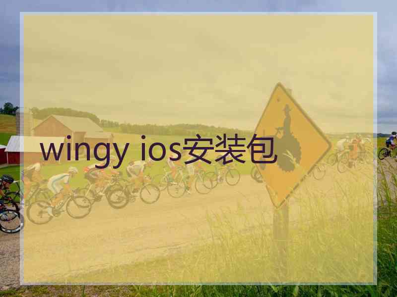 wingy ios安装包