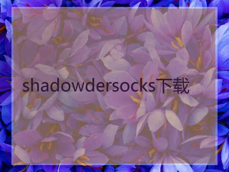 shadowdersocks下载