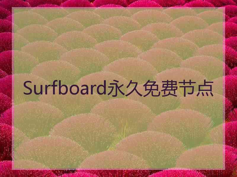 Surfboard永久免费节点