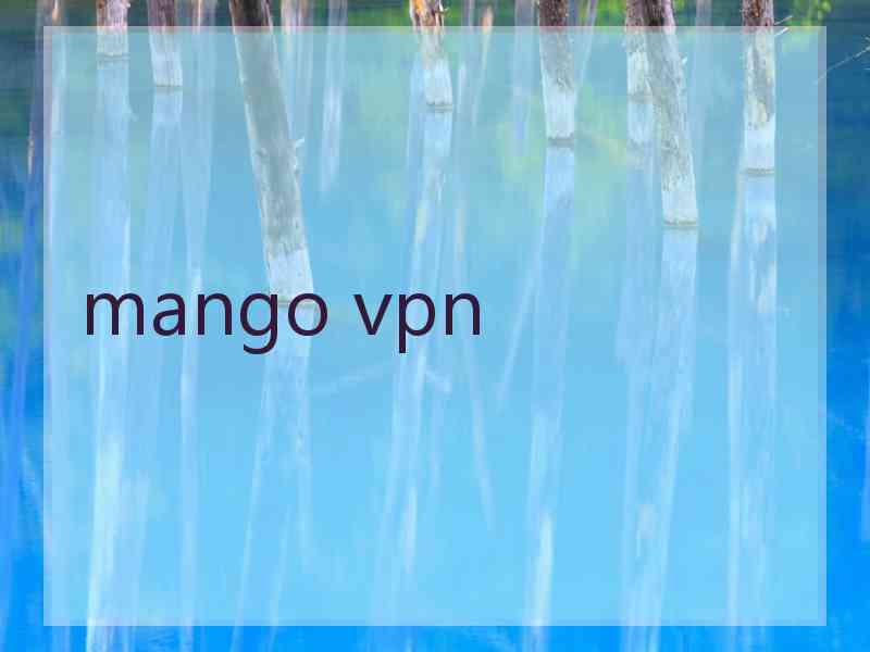 mango vpn