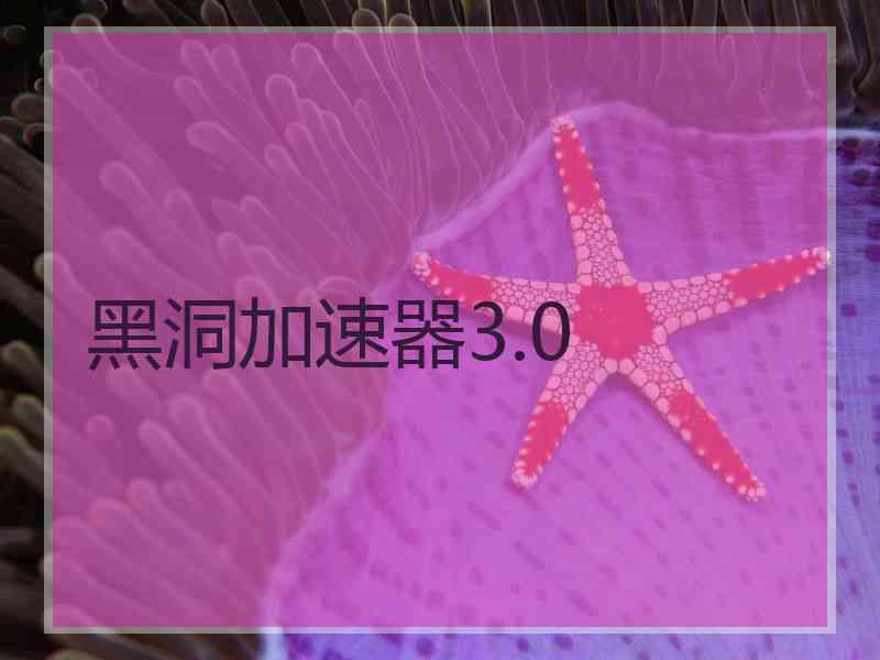 黑洞加速器3.0