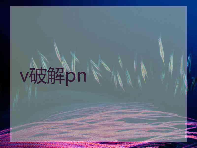 v破解pn