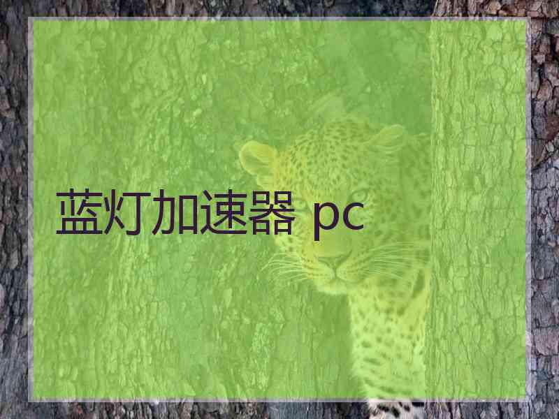 蓝灯加速器 pc