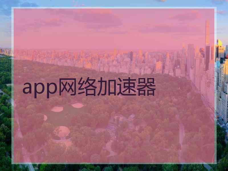 app网络加速器