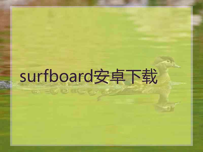 surfboard安卓下载