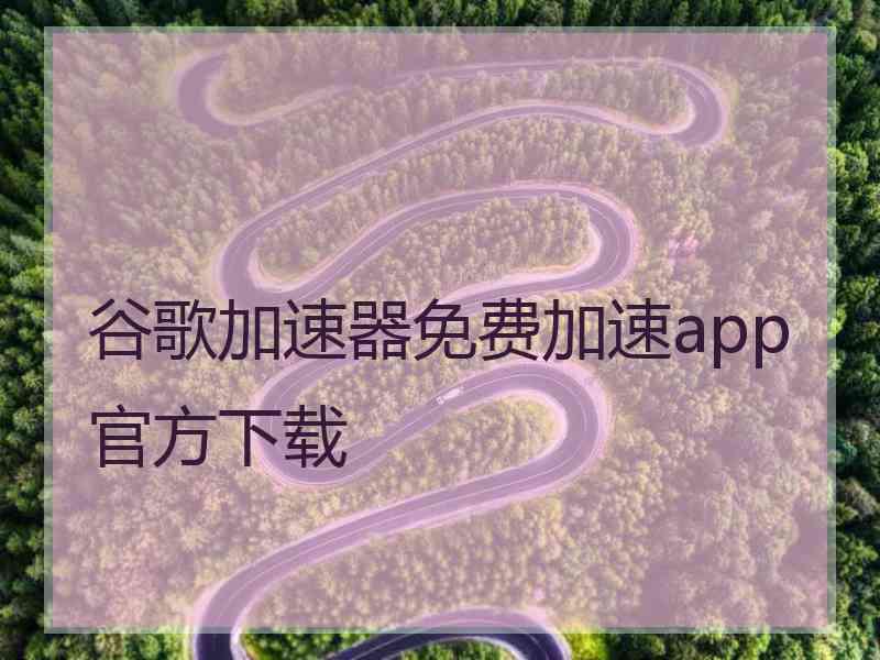 谷歌加速器免费加速app官方下载