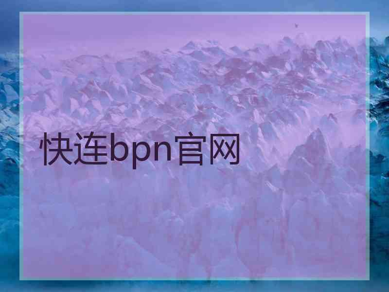 快连bpn官网