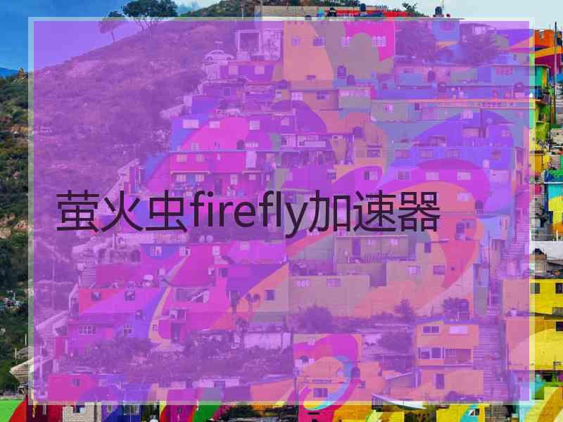 萤火虫firefly加速器