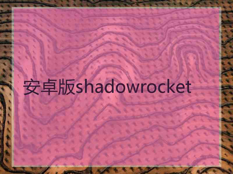 安卓版shadowrocket